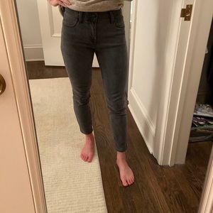 J Brand gray cropped skinny jeans size 26